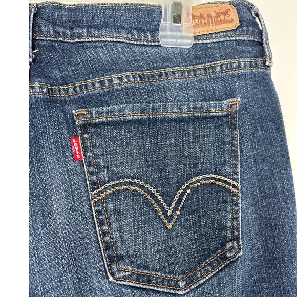 Levis 515 Boot Cut Jeans Womens Size 14 Plus Size Short - Picture 4 of 7